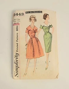 Simplicity 3443, Damen Kleid Rock Schnittmuster, 60er Jahre - Bild 1 von 3