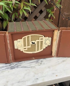 Radio de tubo vintage Remler Scottie perro art deco estantería rara modelo 40 - Imagen 1 de 16