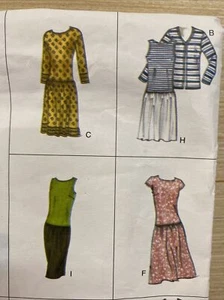 Vogue Easy Options Sewing Pattern #2259 Dress And Jacket 8-10-12 Uncut - Picture 1 of 4