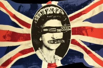 Póster de concierto reproducción Sex Pistols God Save The Queen 13" X 19" Foto 1 de 4