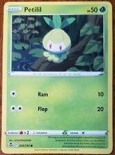 Petilil 009/195 Non Holo Common Silver Tempest Pokemon Card 