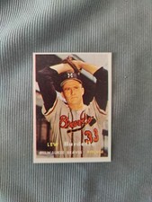 1957 Topps Lew Burdette #208- Milwaukee Braves- NR MT Beautiful card