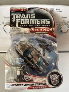 Hasbro Transformers Mech Tech Dark of the Moon Deluxe Autobot Armor Topspin Nuevo - Imagen 1 de 2
