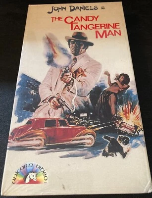The Candy Tangerine Man (VHS, 1975) - VERY RARE HTF OOP Blaxploitation - Sealed - Image 1 of 4