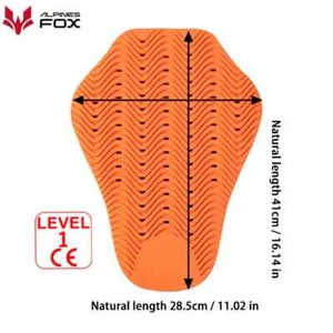Motorcycle Jackets Insert Back Protector Armor Spine Anti-fall Protection pads - Picture 1 of 9