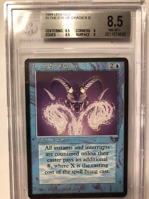In the Eye of Chaos Legends BGS 8.5 (8.5/8.5/9/9)  NM/MT+ A Beauty (RG) 4RCards - Image 1 of 4