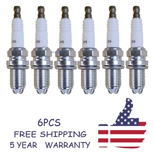 6PCS Spark Plugs Set HighPower Laser Platinum Resistor for BMW 318i 318is Z3 - Picture 1 of 7