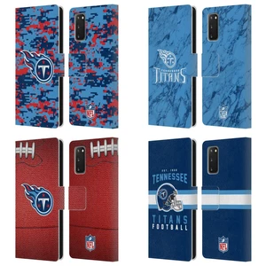 OFFICIAL NFL TENNESSEE TITANS GRAPHICS LEATHER BOOK CASE FOR SAMSUNG PHONES 2 - Picture 1 of 10