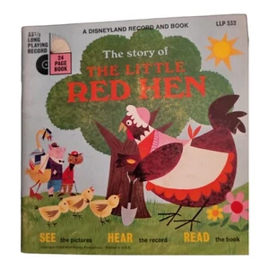 Walt Disney The Little Red Hen Songs and Dialogue Record Album Vinyl LP332 - Bild 1 von 7