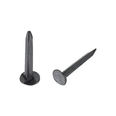 Chiodi in metallo 1/2" (13mm) per scarpe stivali pelle tacco suole nero 500pz - Immagine 1 di 4