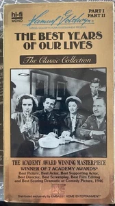 The Best Years of Our Lives (2-VHS, 1987) Two Tapes BRAND NEW FACTORY SEALED - Picture 1 of 6
