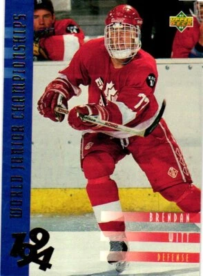 1993-94 Upper Deck #544 Brendan Witt - Image 1 of 2