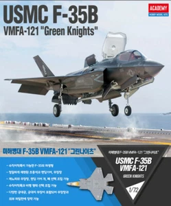 Academy Korea 1/72 USMC F-35B VMFA-121 Green Knights Aircraft Fighter Model Kits - Picture 1 of 9