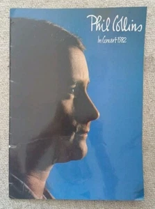 Phil Collins In Concert 1982 Programme And Ticket Stub For Hammersmith 29th... - Picture 1 of 3