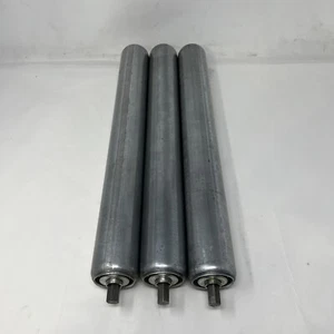(Lot of 3) Frantz 1.9" OD x 16" Conveyor Gravity Roller 1/2" Hex Axle USA - Picture 1 of 7