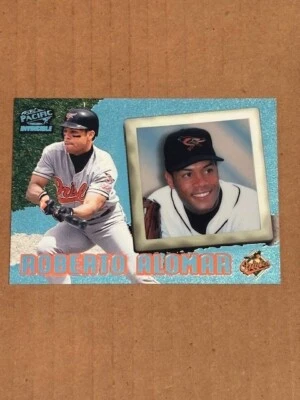 1998 Pacific Invincible Platinum Blue #6 Roberto Alomar  - Image 1 of 2