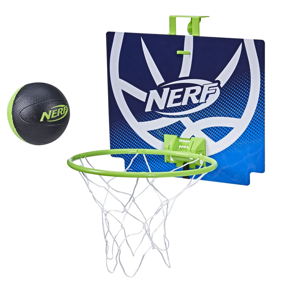 NERF Nerfoop The Classic Mini Foam Basketball and Hoop Hooks on Doors Feb.1 21