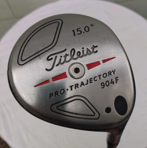 Titleist 904F  3 Wood Pro Trajectory RH 15* Aldila NV 75-S Fairway Stiff Flex - Picture 1 of 10