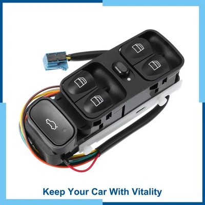 Pack (1) Interruptor Ventana Eléctrica A2098203410 para Mercedes CLK320 CLK350 Foto 1 de 4