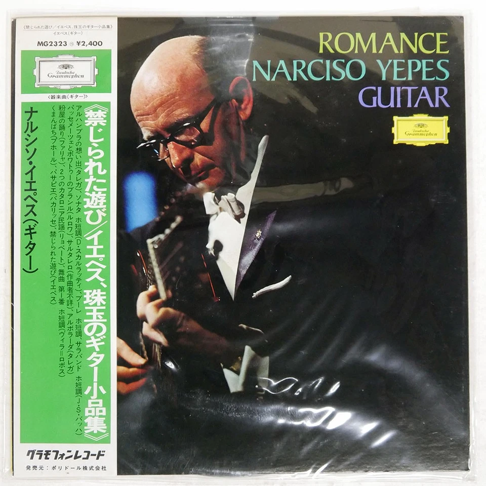 NARCISO YEPES ROMANCE DG MG2323 Japan OBI VINYL LP Foto 1 de 1