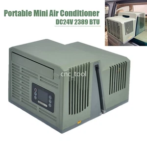 Aire acondicionado portátil DC24V 2389 BTU ventana de coche exterior tienda de campaña refrigeración - Imagen 1 de 16