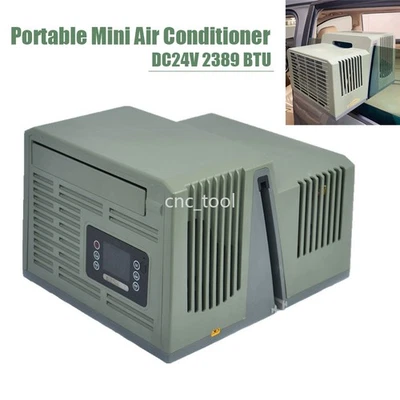 DC24V Portable Air Conditioner 2389 BTU Car Window Outdoor Camping Tent Cooling - Image 1 of 4