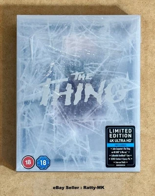 THE THING - UK EXCLUSIVE TITANS OF CULT 4K + BLU RAY STEELBOOK - NEW (READ) - Image 1 of 4
