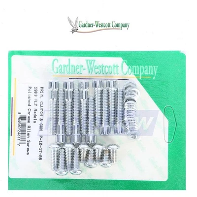 Gardner-Westcott Primary Chrome Steel Socket-Head Bolt Kit for 1999-2006 jc — 第 1/4 张图片