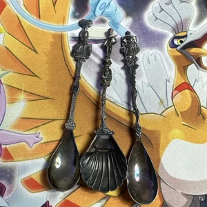 Vintage European Silverplate Souvenir Spoons Lot of 3 – Gero 90 Brussels - Picture 1 of 9