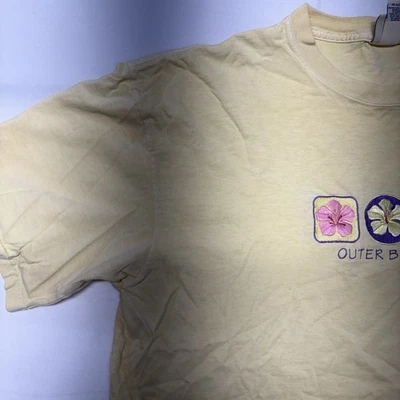 Camisa De Colección Outer Banks Playa Manga Corta Destino Gráfico Camiseta Talla L Foto 1 de 4