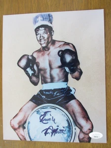 Emile Griffith Middleweight Boxing Champion Signed 8x10 Photo JSA - Picture 1 of 3