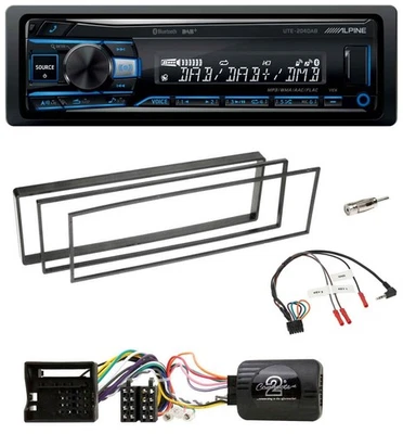 Alpine USB Bluetooth DAB Lenkrad Autoradio für Peugeot 307 1007 2005-2009 - Bild 1 von 4