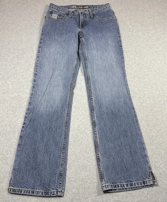 Pantalones de mezclilla cruel para niña talla 5 regular tiro bajo ajustados rectos pesados Foto 1 de 4