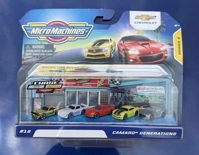 Micro Machines Chevy Camaro Generations Ultra Rare Gold Chase Series 5 Chevrolet - Image 1 of 2