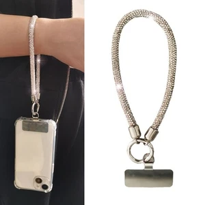 Glitter Phone Wrist Straps Bright Anti-lost Wrist Rope Phone Accessories - Photo 1 sur 21