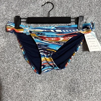 Parte inferior de bikini Lucky Brand para mujer pequeña boho suroeste azteca tribal elegante playa Foto 1 de 4