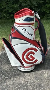 Cleveland Golf Leather Tour 6-way Staff Bag - Picture 1 of 6