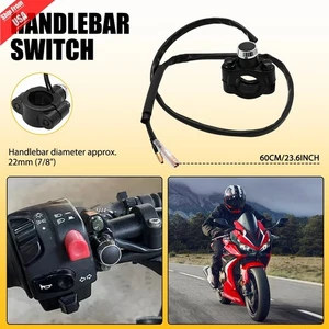 7/8" Manillar Moto ATV Interruptor de apagado Botón Pulsador Faro Punto antiniebla - Imagen 1 de 12