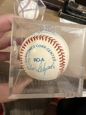 Carlos Delgado  Autograph On Baseball Not Sure Is Right - Image 1 of 4