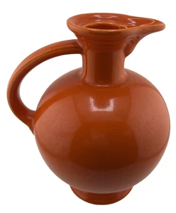 Fiestaware Vintage Red Orange 8.25” Carafe Pitcher w/ NO Lid, Fiestaware HLC - Picture 1 of 10