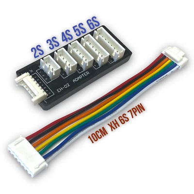 VUNIVERSUM® ✅ Balancer Ladeboard 2s 3s 4s 5s 6s Lipo Akku inkl. Kabel XH 7Pin Stecker ✅