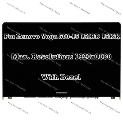 Lenovo Yoga 500-15ISK 80R6 FHD 15,6" LCD Anzeige Bildschirm Berühren  Baugruppe - Bild 1 von 4
