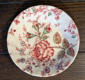 Vintage Johnson Brothers Rose Chintz Brot & Butter Teller 6,25" - Bild 1 von 2