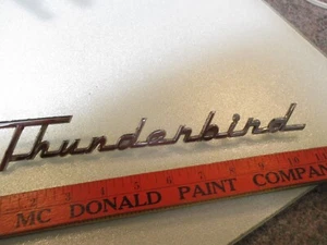 FORD THUNDERBIRD SCRIPT FENDER EMBLEM BAA-4025622-AA - Bild 1 von 19