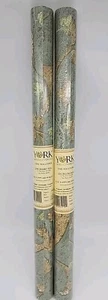 York Wallcoverings Fine Wallpaper 2 Double Rolls FE6950 Leaf Pattern MADE IN USA - Picture 1 of 11