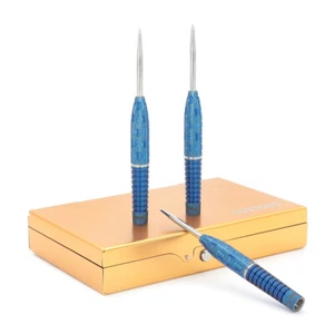 CUESOUL John 'DEADLY ROSE' Michael 23g Steel Tip Dart Barrels - ölbemalt - Bild 1 von 7