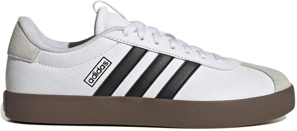 Size 7.5 - Adidas VL Court 3.0 White Black Gum W