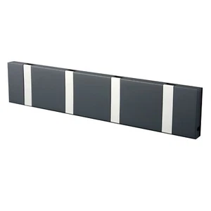 Knax 4 Garderobe anthrazit, Garderobenleiste mit 4 Haken (Alu) - Bild 1 von 2