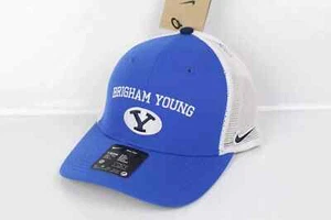 BYU Cougars Nike Youth Kids Hat Rise Cap Y Logo Brigham Young Royal Blue - Picture 1 of 6