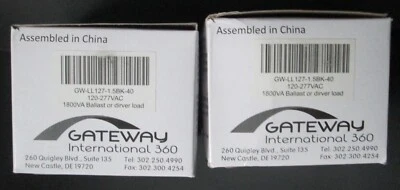 Lote de 2 Gateway Int GW-LL127 Photocontrol 120-277VAC 1800VA Foto 1 de 4